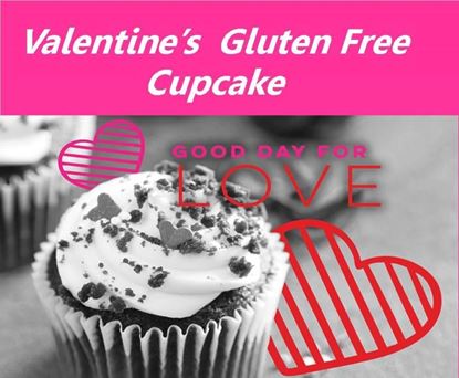A Gluten-Free Devil's Foodcake Valentine Cupcakes Package
